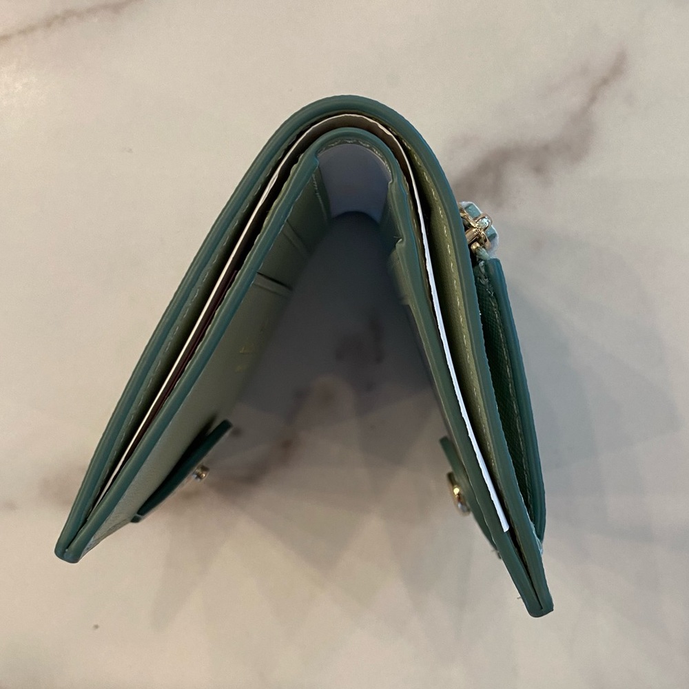 KATE SPADE Cove Street Light Pistachio Green Serenade Small Wallet - Picture 6 of 6